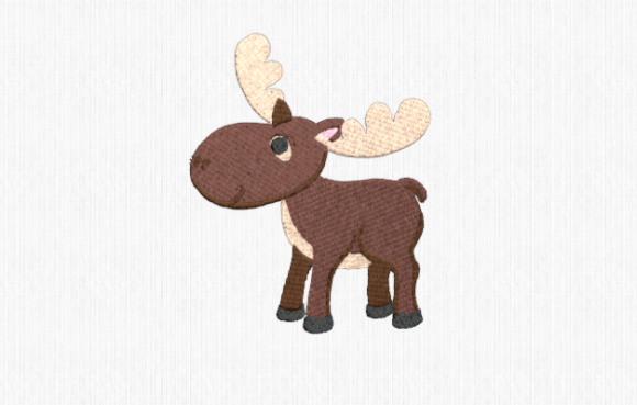 Baby Moose Embroidery Design Review
