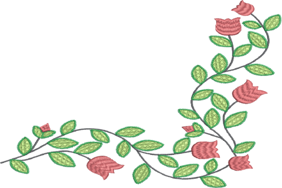Beautiful Corner Embroidery Design Review