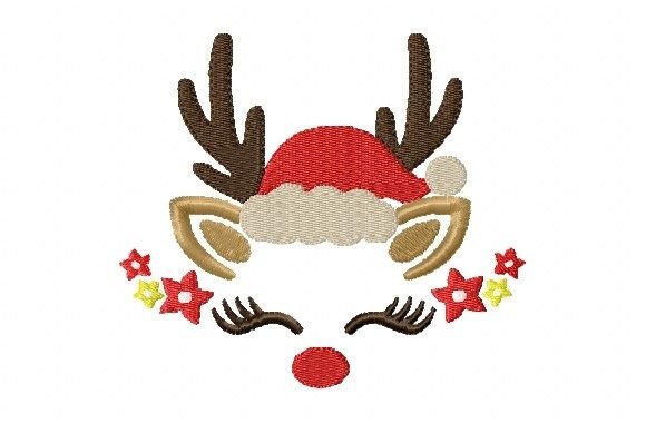 Christmas Reindeer with Stars Embroidery Review