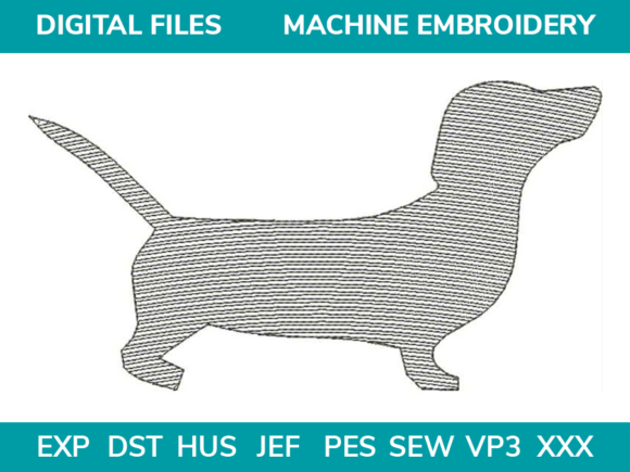 Dog Dachshund Sketch Fill Review