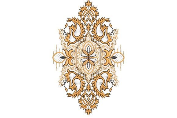 Floral Motif for Cushions and Pillows