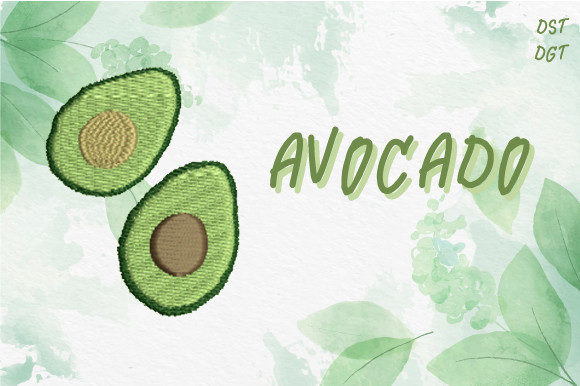 Half Avocado Embroidery Design Review