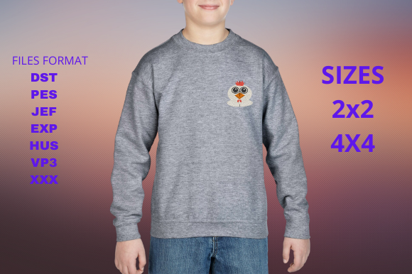 Happy Chick Face Embroidery Design Review