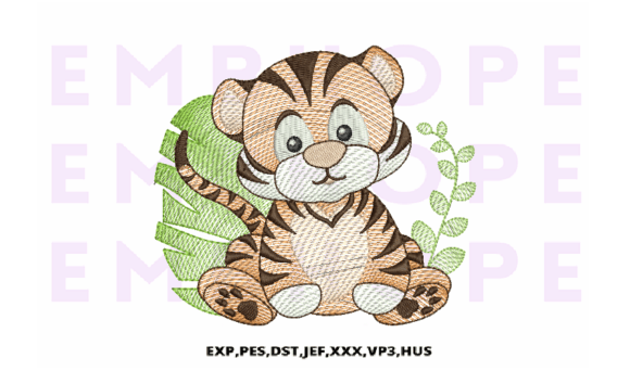 Jungle Animal Tiger Embroidery Review