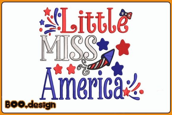 Little Miss America Embroidery Review