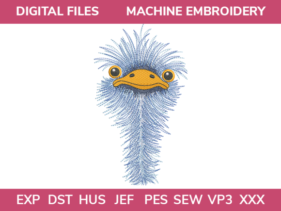 Ostrich Embroidery Design Review