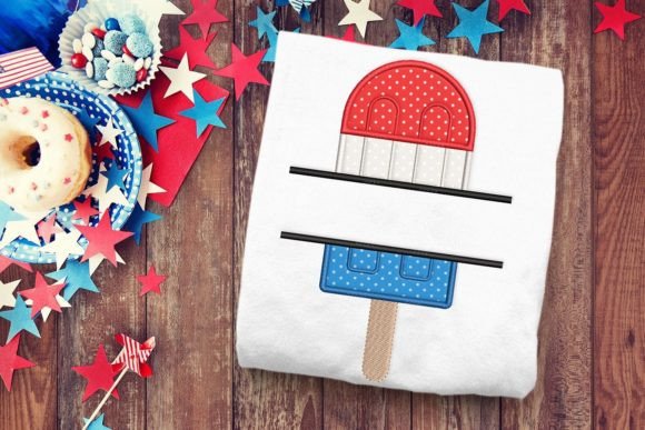 Patriotic Popsicle Split Applique Review