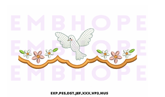 Pigeon Border Embroidery Design Review