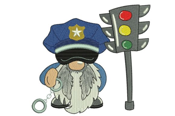 Policeman Gnome Embroidery Design Review