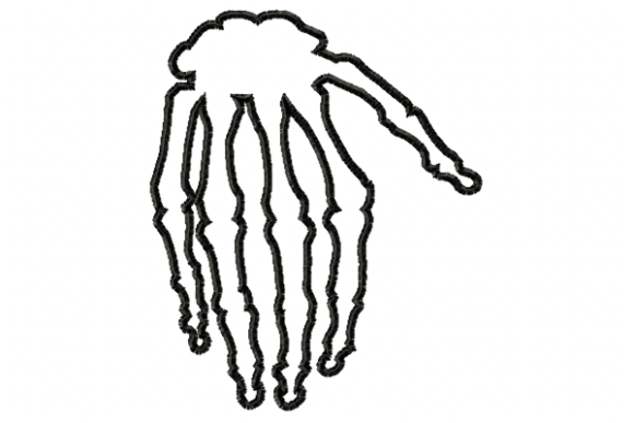 Skeleton Hand Embroidery Design Review