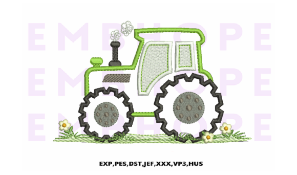 Tractor Green Embroidery Design Review